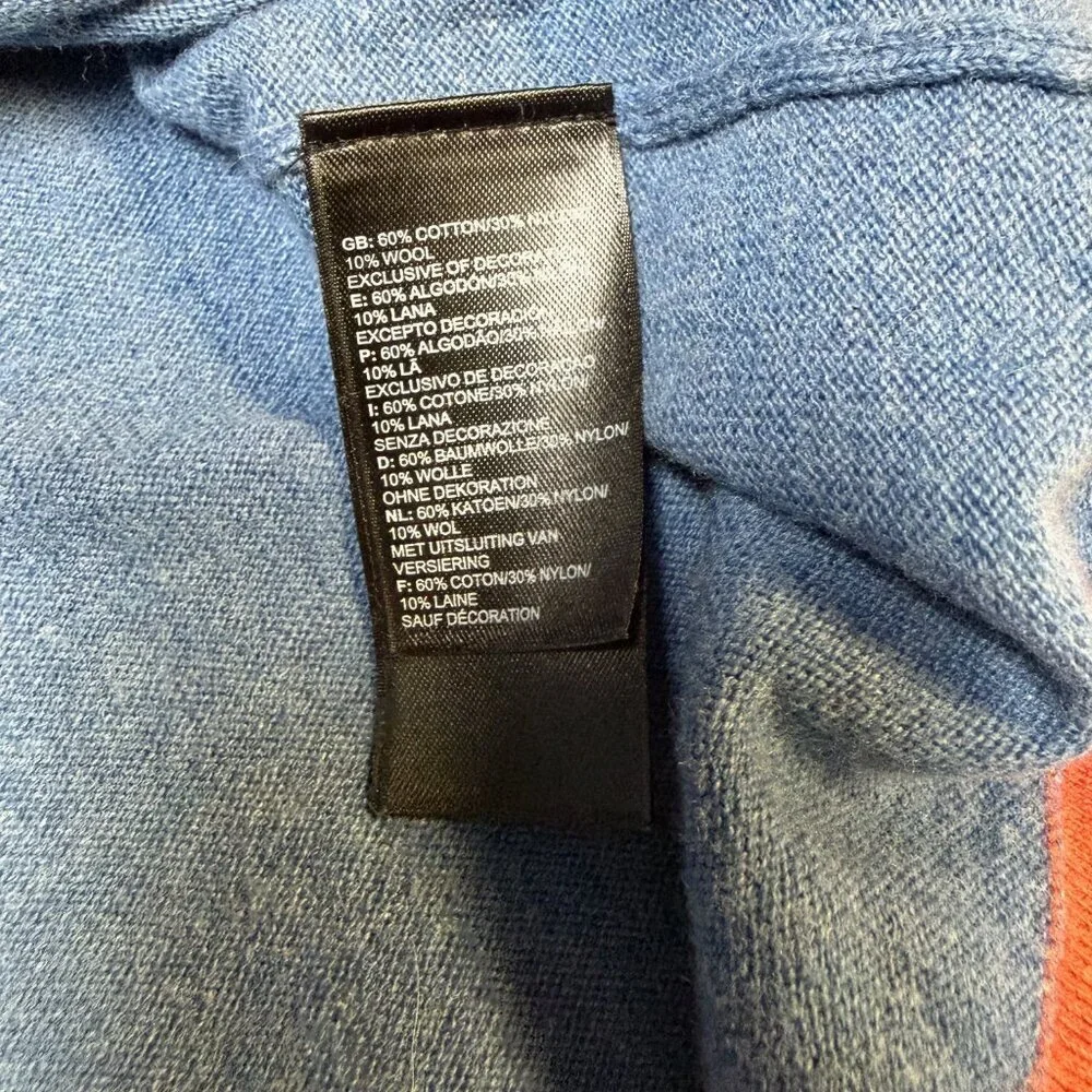 The North Face Mt. Tam‎ 1/4-Zip Sweater Men’s XL Blue Knit EUC
